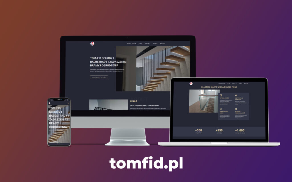 realizacja |strona internetowa | tomfid.pl