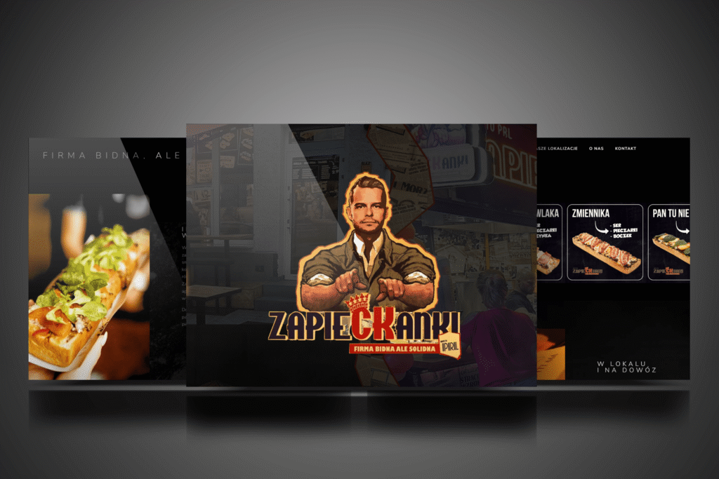 Strona internetowa wizytówka - zapieckanki.pl